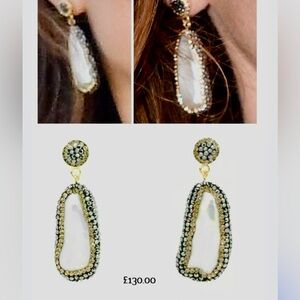 Elegant Soru Baroque Pearl Earrings as seen on Kate Middleton